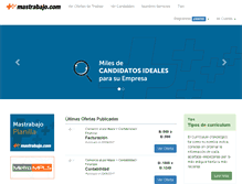 Tablet Screenshot of admin.mastrabajo.com